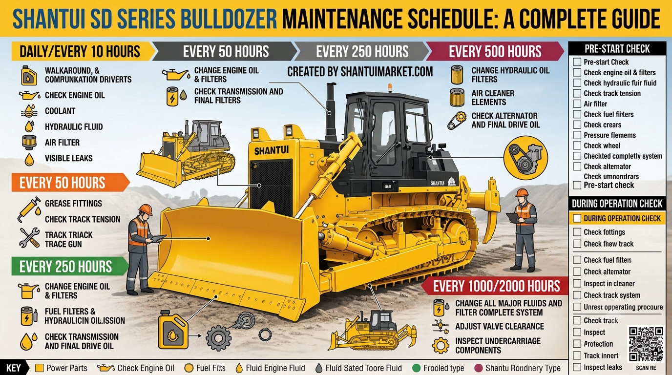 Shantui SD series maintenance